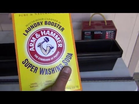 Gun rust removal ELECTROLYSIS part #1