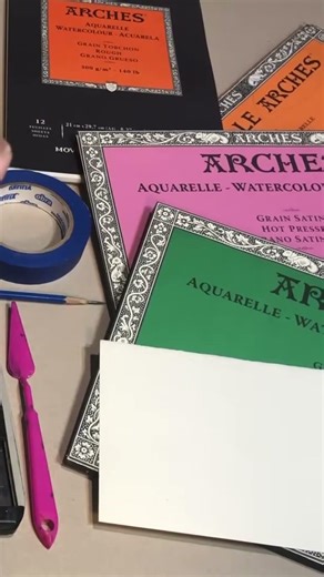 Materiales de acuarela