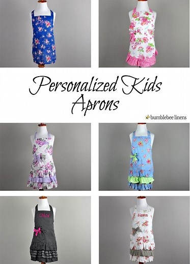 Children Cooking Aprons, Mother Daughter Aprons, Mommy And Me Aprons