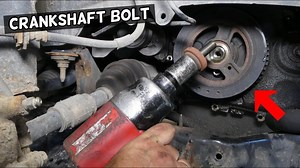 CRANKSHAFT PULLEY AND BOLT REMOVAL GET LOOSE MAZDA 2 3 5 6 CX-7 CX-9 CX-3 CX-5 MX-5 MIATA If you have Mazda and you need to remove the crankshaft pulley bolt / get the crankshaft pulley bolt loose we will explain how to do that and that is the easiest way. If you get the bolt loose and you turn the crankshaft or camshafts you can bent valves on multiple Mazda engines since they do not have a key. We demonstrated how to remove and get the crankshaft pulley bolt loose on Mazda CX-7 but it should w