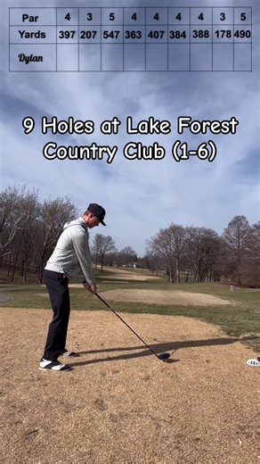 9 Holes at Lake Forest Country Club #fyp #college #taylormade #golfer #viral #18holesofgolf #golftok #18holes #golf #golfswing #course