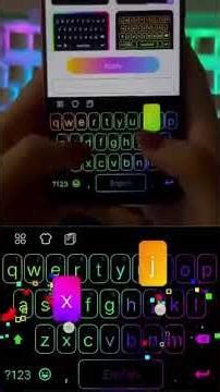 Neon Keyboard + Emoji Keyboard ⚡ | Photo Keyboard App #NeonKeyboard