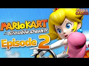 Mario Kart Double Dash!! Gameplay Walkthrough Part 2 - Peach & Daisy! 50cc Flower Cup!