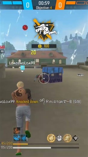 1v3 in CS Ranked #freefire