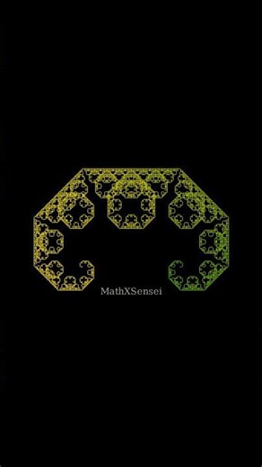 Mesmerising Levy Curve Art | Manim Animation