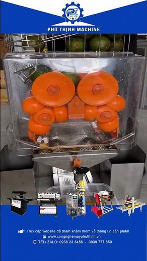 🍊 MÁY VẮT CAM TỰ ĐỘNG – NƯỚC CAM TƯƠI NGUYÊN CHẤT CHỈ TRONG VÀI GIÂY 🍊