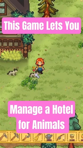 Run Your Own Animal Hotel 🐾 Pawsome Resort #gaming #managementgame #pixelgames