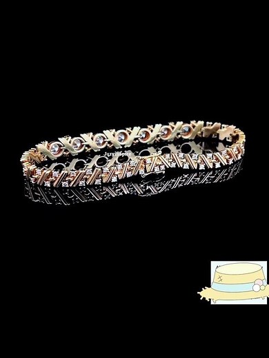 2.25ctw Round Cut White Sapphire Tennis Bracelet