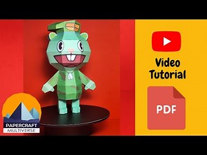 How to Make HTF Flippy v2 | Papercraft Tutorial | Easy DIY Craft