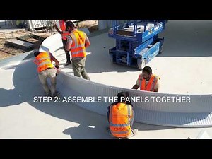 Assembly of a Prefabricated Arch Steel Building in 5 Simple Steps
