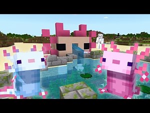 [Minecraft] Making a zoo🎡 Making an axolotl zone [Minecraft]