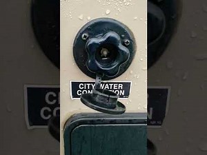 RV City Water Check Valve Stuck Open - Easy Fix