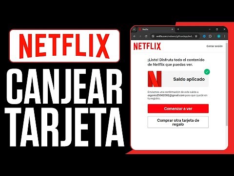 Cómo Canjear Una Tarjeta de Regalo en Netflix (2026)