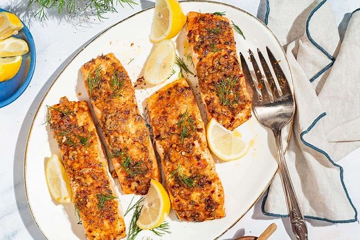 Dijon Salmon Recipe | The Mediterranean Dish