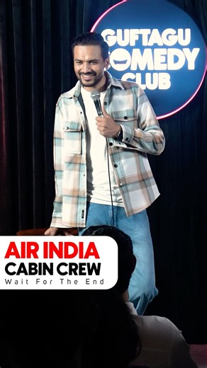 Air India Cabin Crew | Vikas Kush Sharma | Standup Comedy Crowd Work #standupcomedy