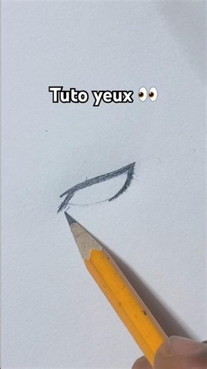 T’aurai du connaître ça avant !! Tuto rapide et facile pour dessine les yeux #yeux #eyes