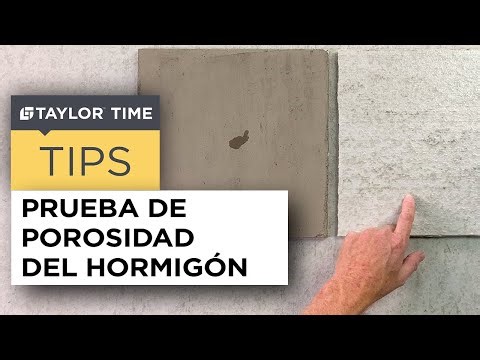 PRUEBA DE POROSIDAD DEL HORMIGÓN | Adhesivos Para Pisos