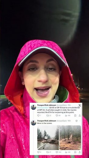 North Bend roads underwater amid massive flooding