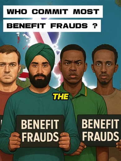 Who commit the most benefit frauds in the UK? . . . Note: The nationality breakdown shown here is illustrative only, based on aggregated press reports, investigative journalism, and publicly available estimates. The ONS and DWP do not publish official fraud statistics by nationality. Figures should be treated as approximate, not official #welfarefraud #SocialBenefits #costoflivinguk #ukfacts #FraudFacts