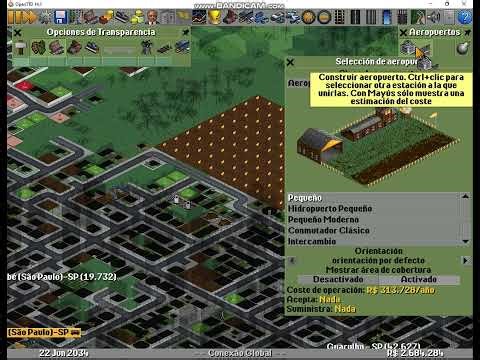 Creando aeropuertos, conectando ciudades, carga de pasajeros