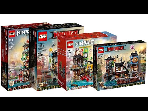 All LEGO Ninjago City sets 2017-2023 Compilation/Collection Speed Build