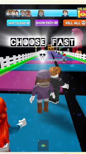 CHOOSE FAST💀#roblox #gaming #ytshorts #viral #youtubeshorts #robloxedit #youtube #gameplay #squid