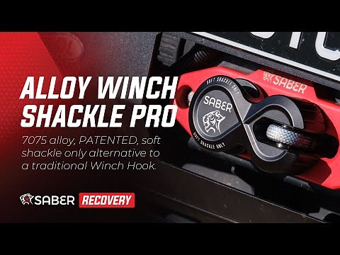 NEW Alloy Winch Shackle PRO - Soft Shackle Only Winch Hook from Saber Offroad
