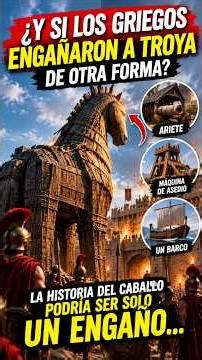 ⚔️🔥 SABÍAS QUE los GRIEGOS 😱 PUDIERON ENGAÑAR a TROYA de OTRA FORMA #shorts #movie #film