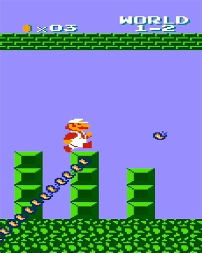 Mario World 1-2 Speed Run | Classic NES Gameplay #games #mario