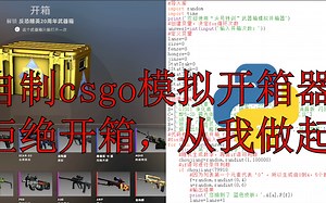 【CSGO】分享自制”戒赌神器“Python源代码