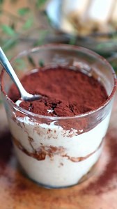 I turned tiramisu into a healthy breakfast! Tiramisu Overnight Oats! Ingredients 1/3 cup 2 tbsp rolled oats 1 tbsp vanilla protein powder 1/3 cup vanilla almond milk, unsweetened, or any other plant-based milk 2 tbsp Mascarpone 1/4 cup cottage cheese, pureed in a blender * 1 tbsp maple syrup For assembly 2 ladyfinger cookies Brewed coffee, for dipping Unsweetened cocoa powder, for dusting Servings: 1 glass Notes: * To blend the cottage cheese, add a couple of tablespoons of almond milk (or any o