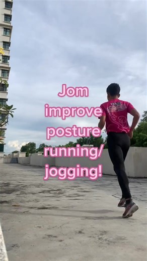 Jom improve posture running / jogging! #tiktokmalaysia #tiktokguru #exercise
