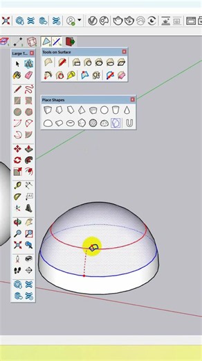 Tool On Surface Plugin in Sketchup