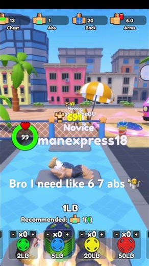 Should I get 6 or 7 abs? 🤷 #roblox #games #gaming #memes #67 #abs