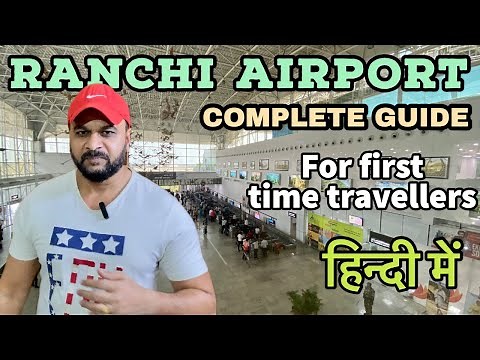 first time travel in flight | Ranchi airport | complete guide for first time travellers |