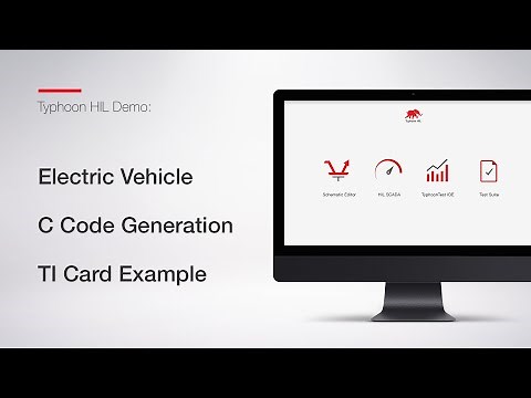Electric Vehicle, C Code Generation, and TI Card Example | Demo