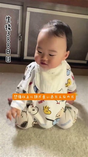 【IQ125の息子】言葉の意味をちゃんとわかってる赤たん #赤ちゃん #言葉 #話す