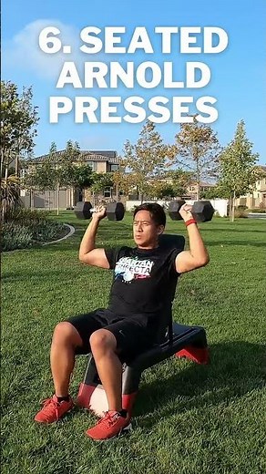 Reebok Deck Upper Body Strength Exercises Using a Dumbbell