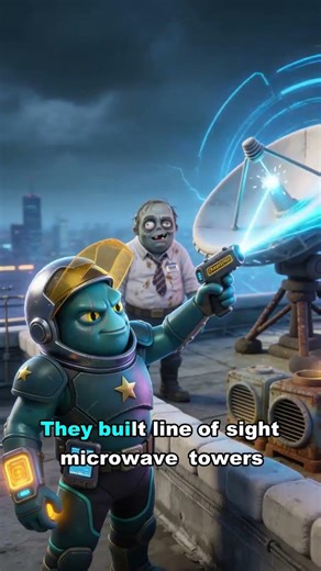 Wall Street high frequency trading microwave networks explained #finance #technology #trading