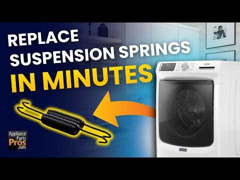 How to Test & Replace Maytag Washer Suspension Springs