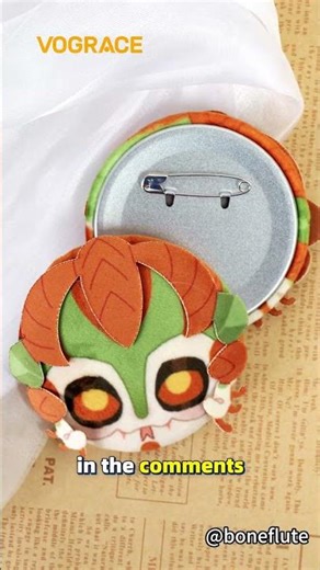 Would you like to try 3D plush button pin? Just leave the comment and follow us