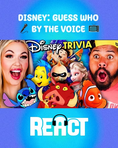 We had our reactors race to guess the #Disney character by their voice! 🎤📺 Did any surprise you? #React #voice #challenge #BoysvsGirls | REACT