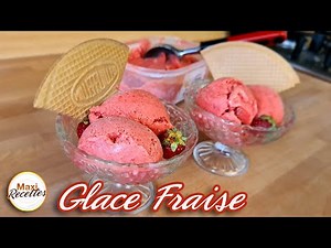 Glace à la Fraise Maison - Recette Facile