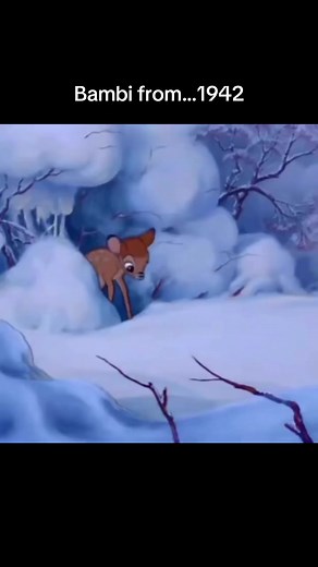 Bambi, (1942) ☃️ this was my favorite scene in bambi of all time 😂 #oldcartoons #oldcartoons #oldcartoons #vintagemovies #vintagemovies #fyp