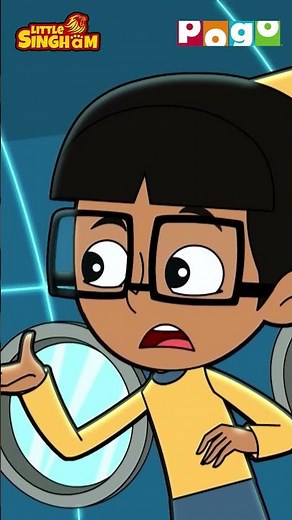 Little Singham Ka Time Travel Adventure!⏳🚀| Little Singham | Kids Cartoon😍| #shorts | ‪@PogoChannel‬
