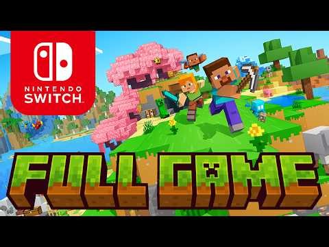 Minecraft Survival - FULL GAME Walkthrough - Nintendo Switch 🎮