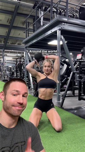 Around the world core stability exercise explained (lottiealicelamb/IG)