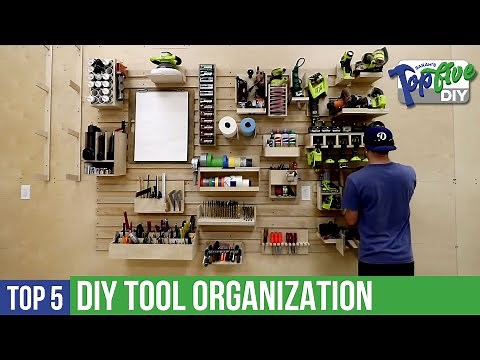 Top 5 DIY Tool Organization! The Best Maker Videos for Your Next Build!