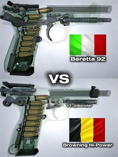 The GREATEST 9mm Duel in History – Beretta 92 vs Browning Hi-Power ⚔️