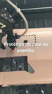 Protótipo de case Raspberry PI 3B no Papelão.